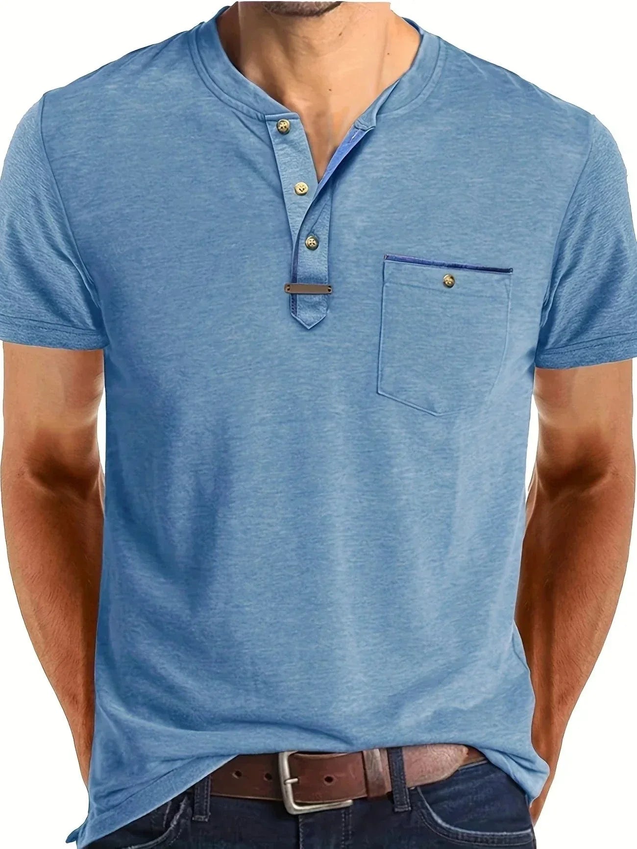 Brenwick Cotton Henley Tee
