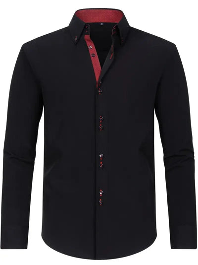 Hank Kent Dual-Tone Cotton Shirt