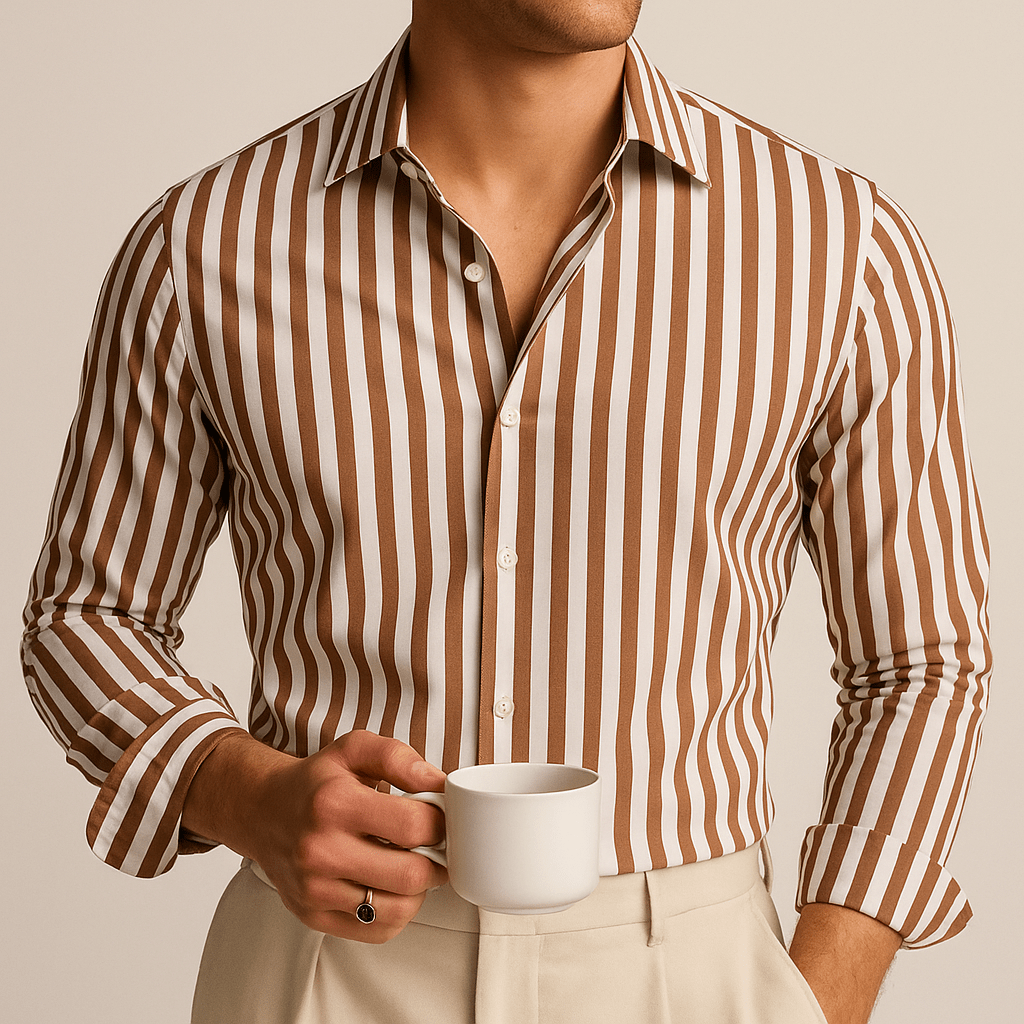 Leonardo Striped Dress Shirt
