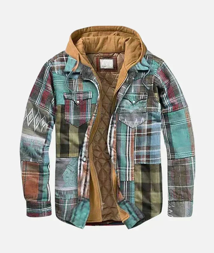 Vionna Cozy Plaid Jacket