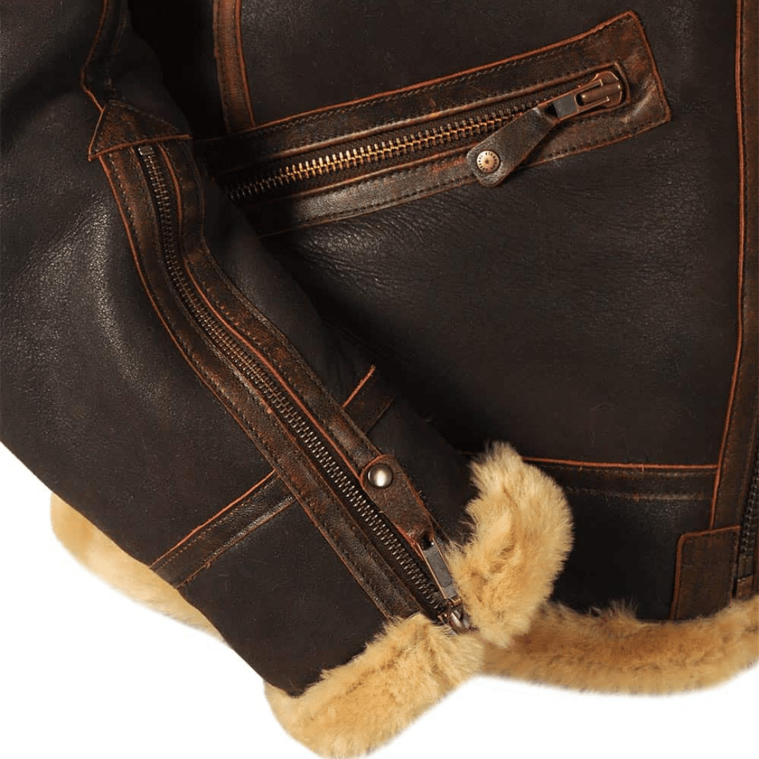 Halston Arctic Shearling Jacket