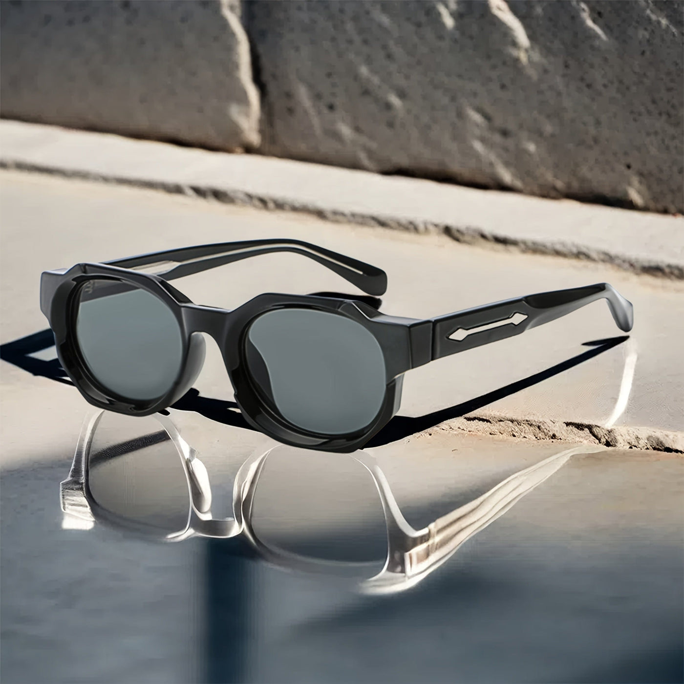 Nuvroa Retro Shield Sunglasses