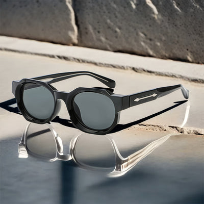 Nuvroa Retro Shield Sunglasses