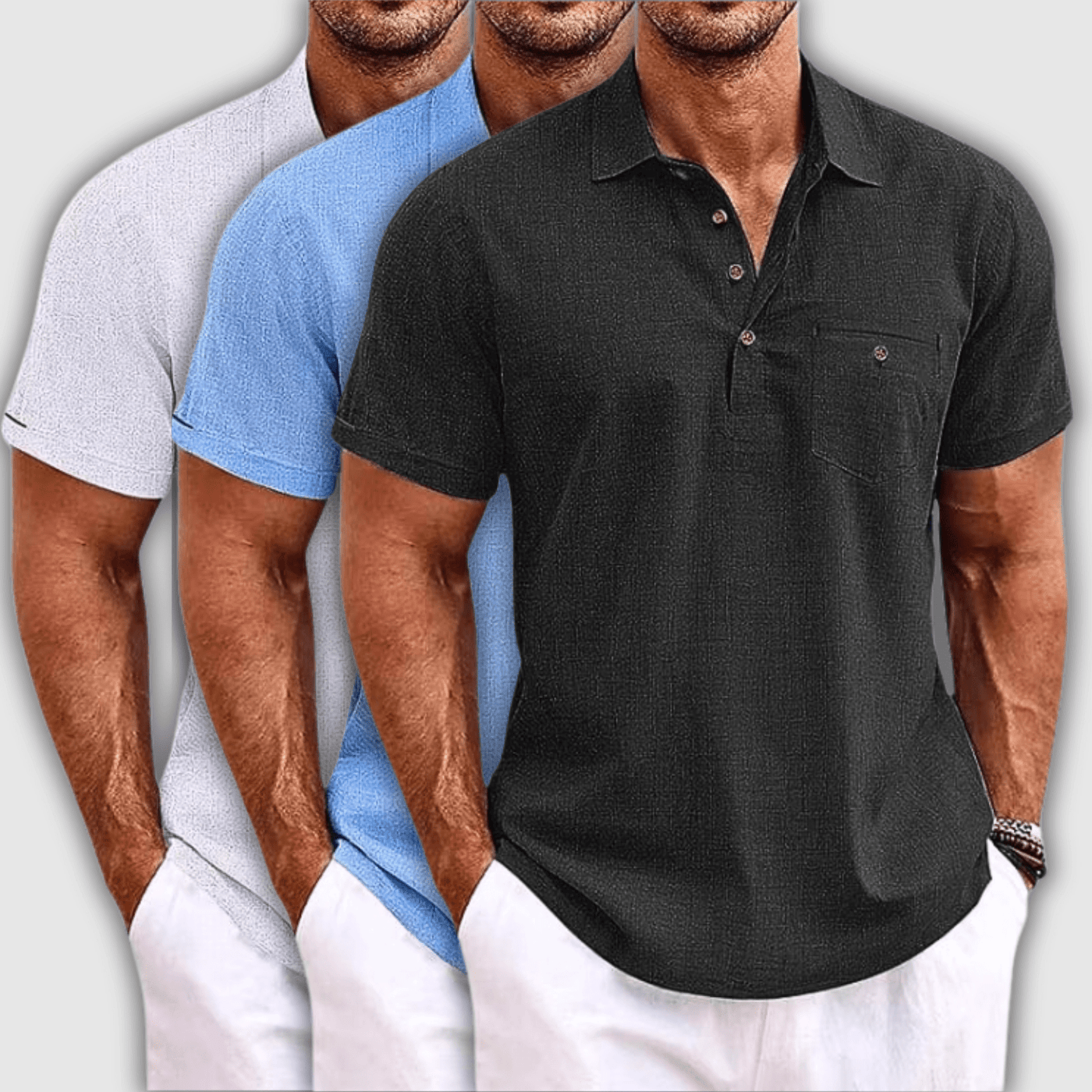 Kyle Linen Polo Shirt