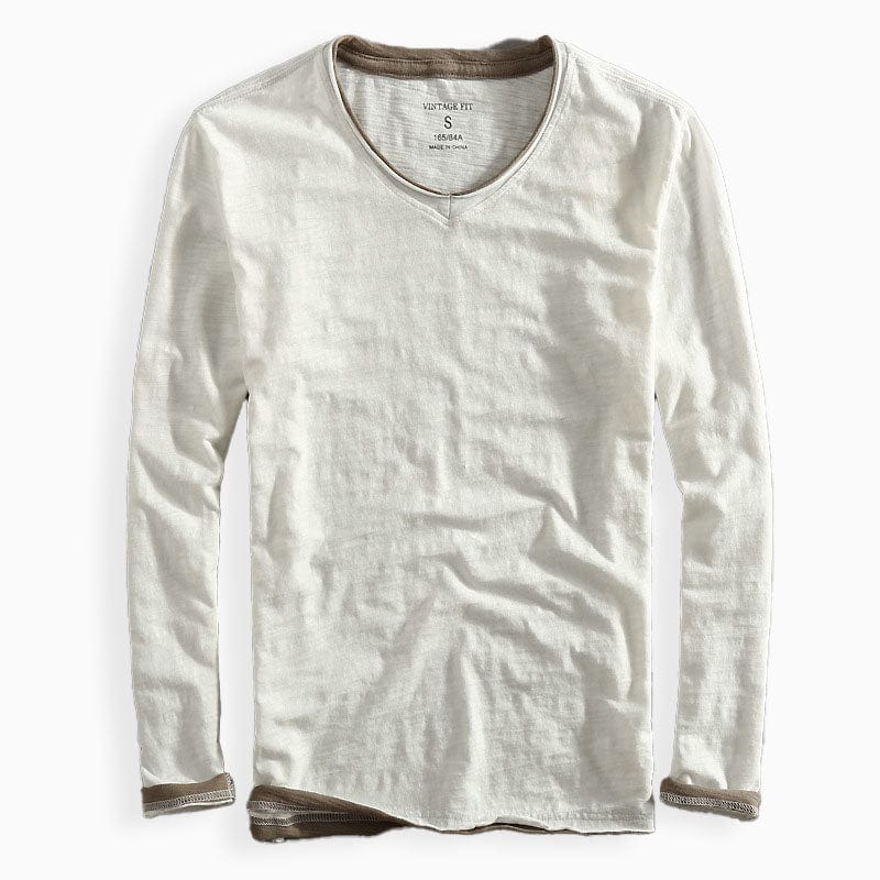 Kenji Cotton Long Sleeve Shirt