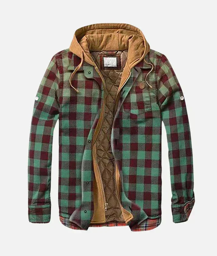 Vionna Cozy Plaid Jacket