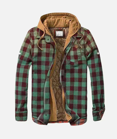 Vionna Cozy Plaid Jacket