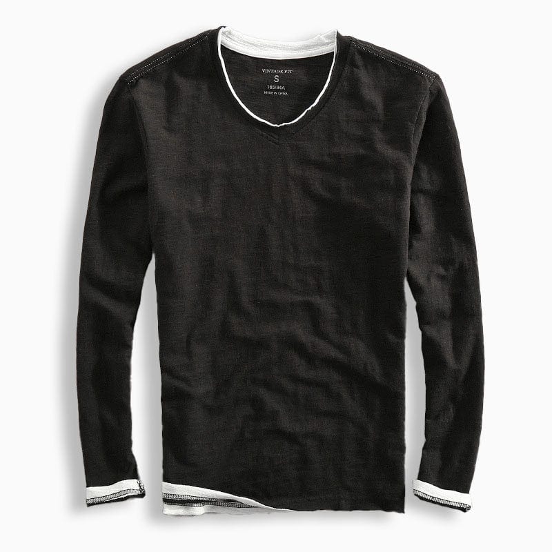 Kenji Cotton Long Sleeve Shirt