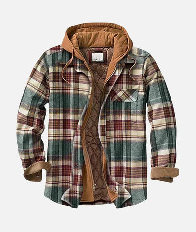 Vionna Cozy Plaid Jacket