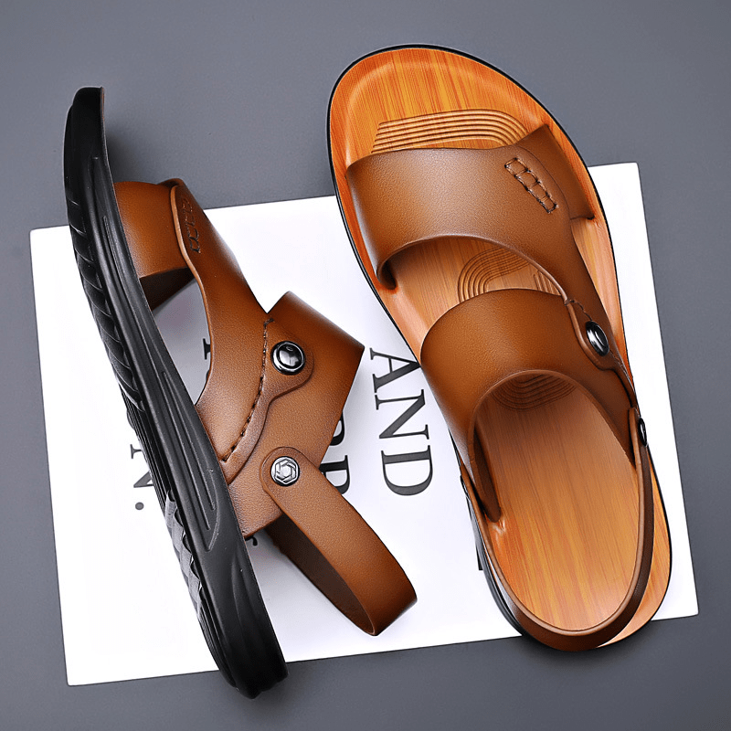 Boone Ave Leather Sandals