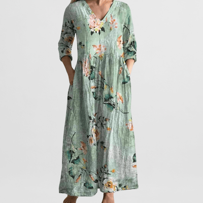 Serena Floral Maxi Dress