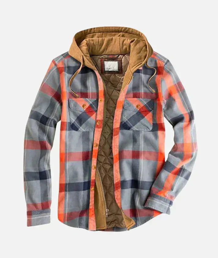 Vionna Cozy Plaid Jacket