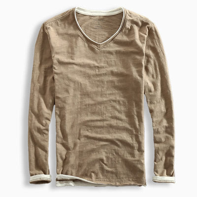 Kenji Cotton Long Sleeve Shirt