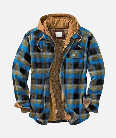 Vionna Cozy Plaid Jacket
