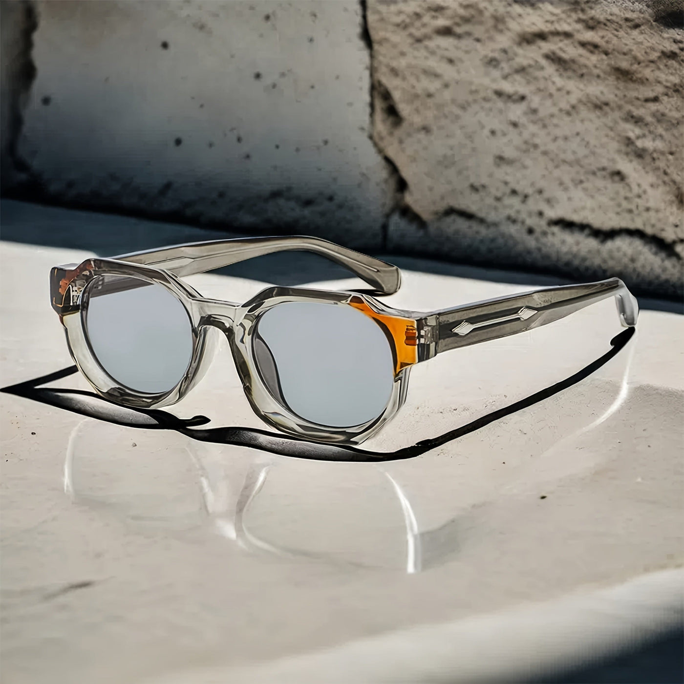 Nuvroa Retro Shield Sunglasses