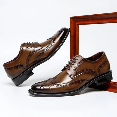 Elirio Mancetti 100% Leather Brogues