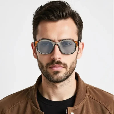 Nuvroa Retro Shield Sunglasses