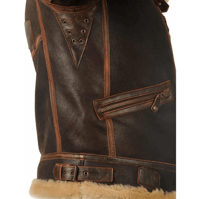 Halston Arctic Shearling Jacket