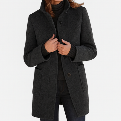 ZUZANA | Women's coat with high collar