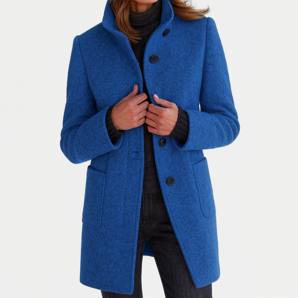 ZUZANA | Women's coat with high collar