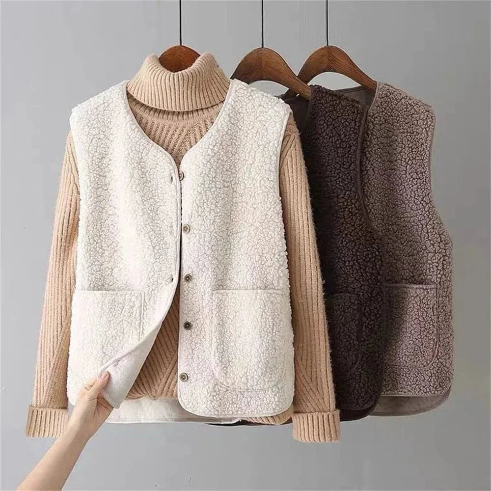 LaLuna Teddy Fleece Vest