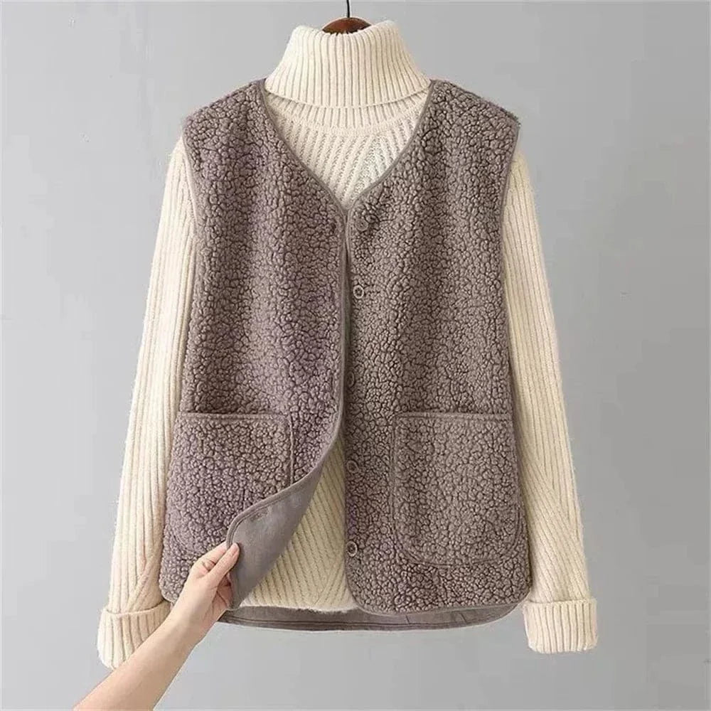 LaLuna Teddy Fleece Vest