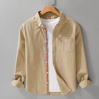 Luca Oxford Linen Shirt