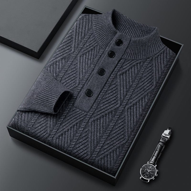 Alden Ribbed Henley Sweater