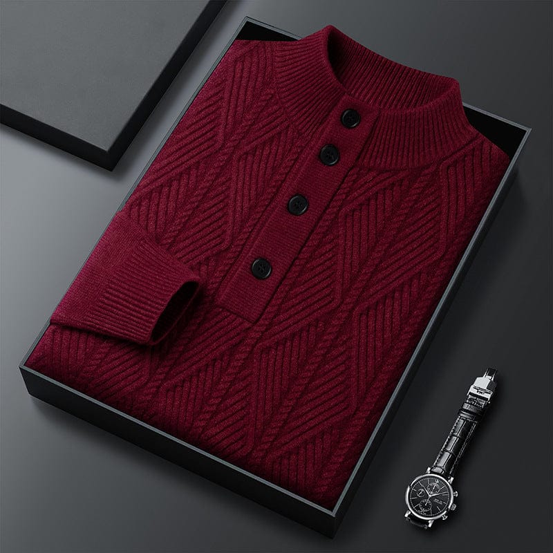 Alden Ribbed Henley Sweater