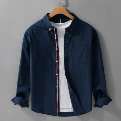 Luca Oxford Linen Shirt