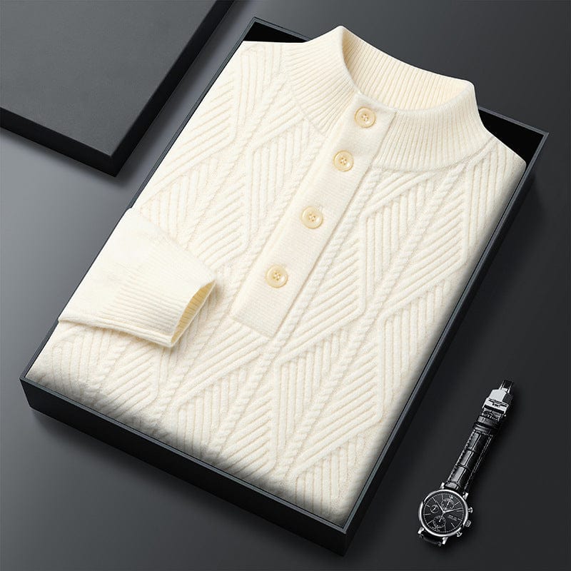 Alden Ribbed Henley Sweater