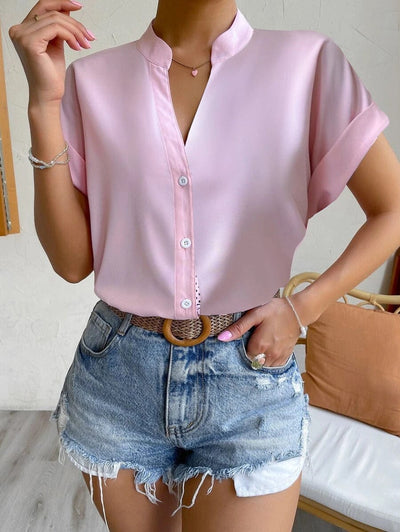 Elara Silk-Flow Blouse