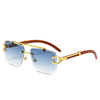 Valen Wood-Metal Fusion Sunglasses