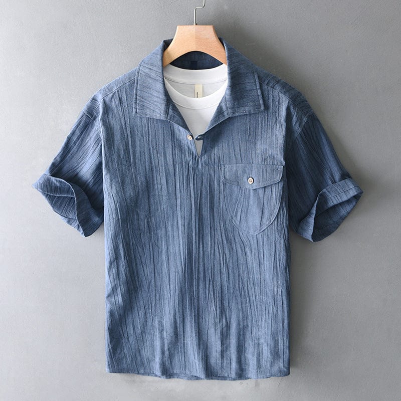 Enrico Tortuga Linen Polo Shirt