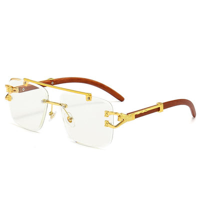 Valen Wood-Metal Fusion Sunglasses