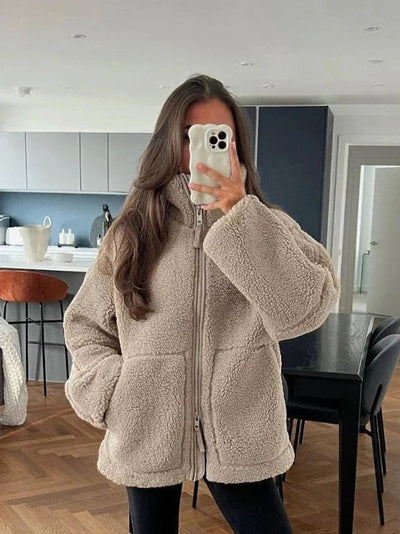 Ashford Oversized Fleece Zip-Up