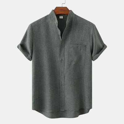 Milo Mandarin Collar Shirt