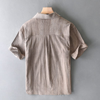Enrico Tortuga Linen Polo Shirt