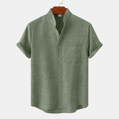 Milo Mandarin Collar Shirt