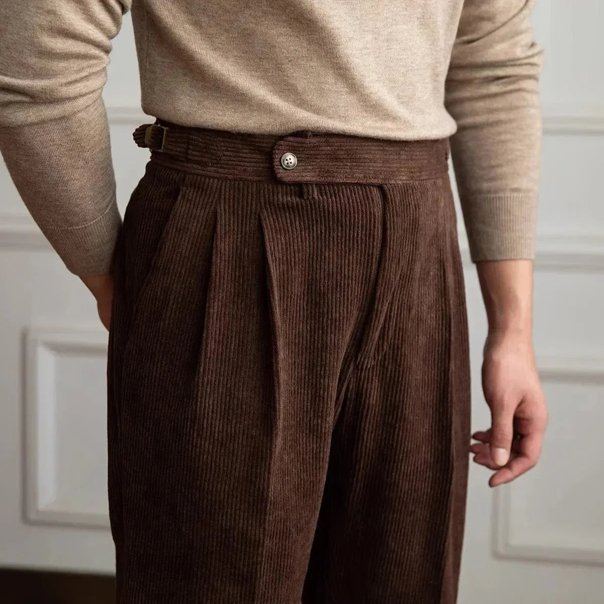 Rowan Cuffed Wale Trousers