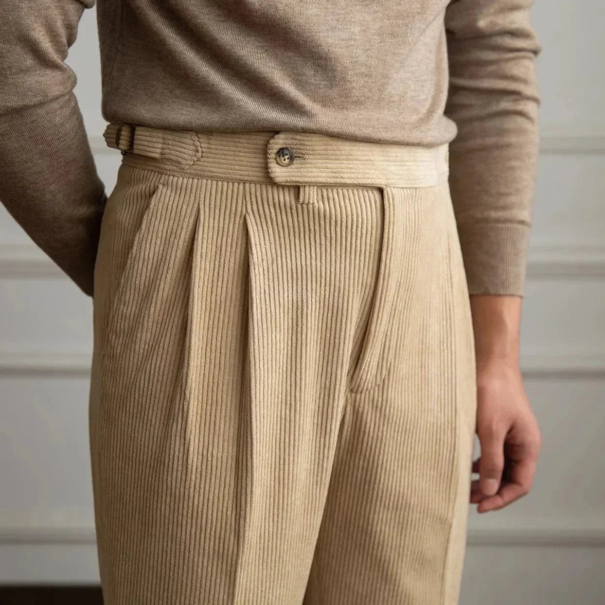 Rowan Cuffed Wale Trousers