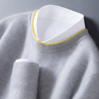 Isla Cashmere Trim Sweater