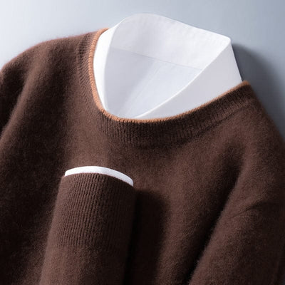 Isla Cashmere Trim Sweater
