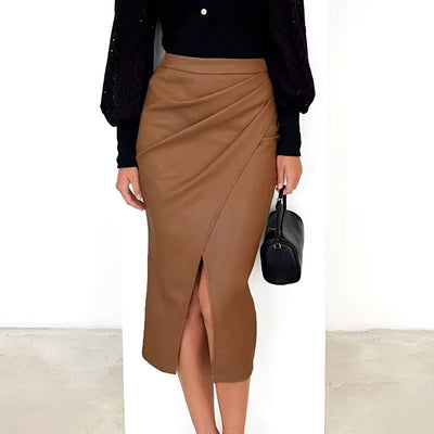 Amira Split Midi Skirt