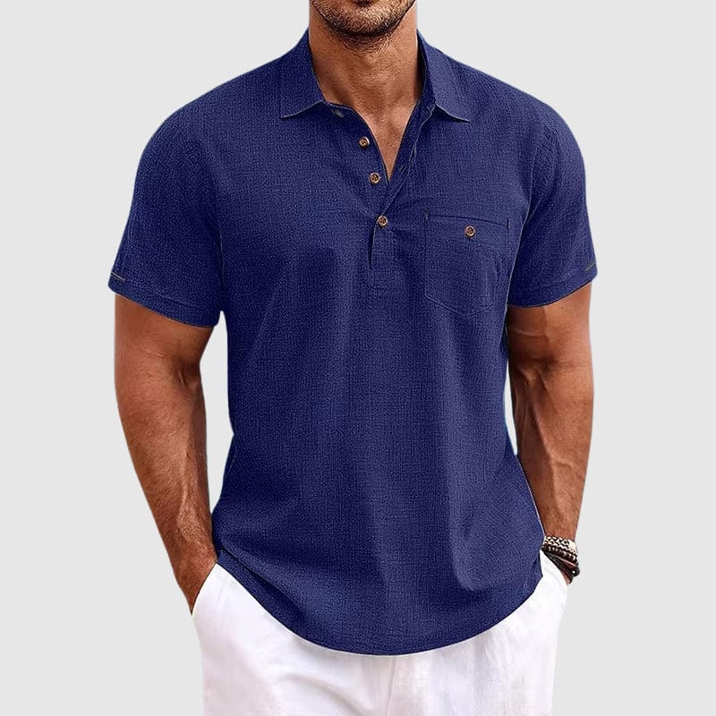 Kyle Linen Polo Shirt