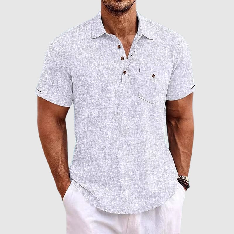 Kyle Linen Polo Shirt