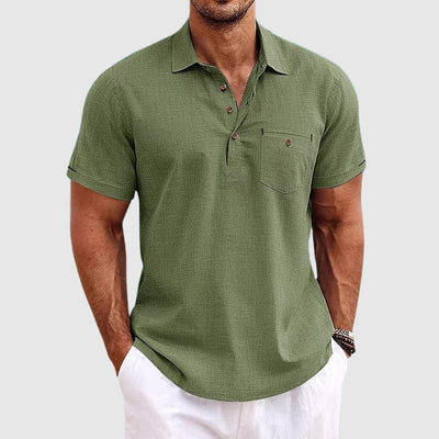 Kyle Linen Polo Shirt