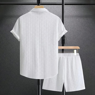 Larsson Waffle-Knit Set