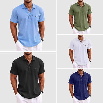 Kyle Linen Polo Shirt