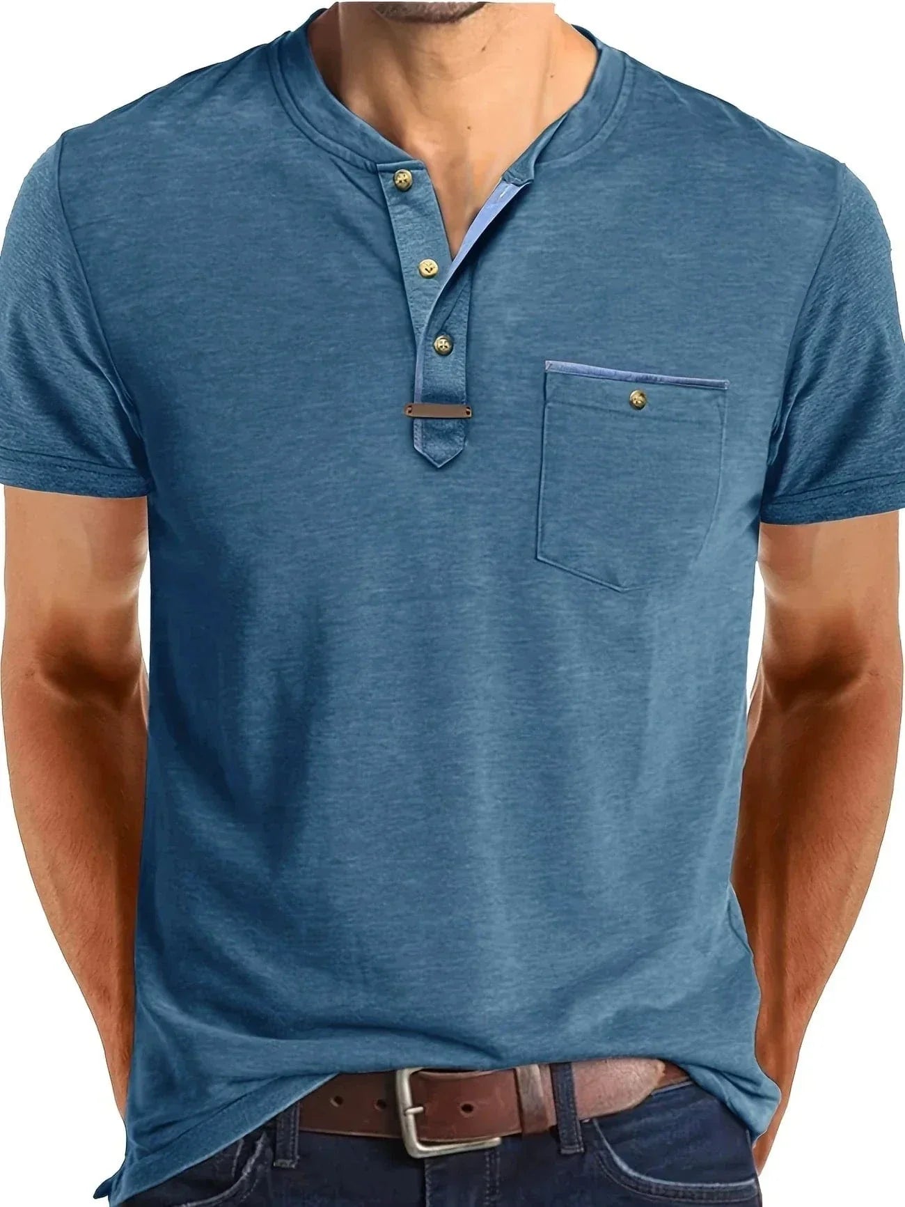 Brenwick Cotton Henley Tee